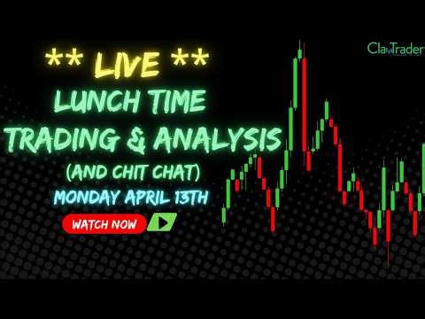 4/13/26 - LIVE Trading and Market Analysis! (come hang out!)