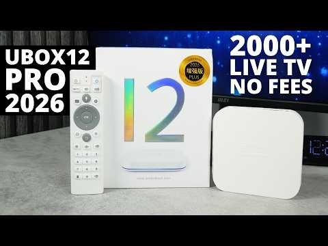 UBOX12 Pro 2026 REVIEW: Global Live TV with No Monthly Fees!
