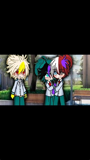 Trio love!? 👀🔪❤️✨😍 #deku #bakugou #todoroki #mha #bnha #bakudeku #tododeku