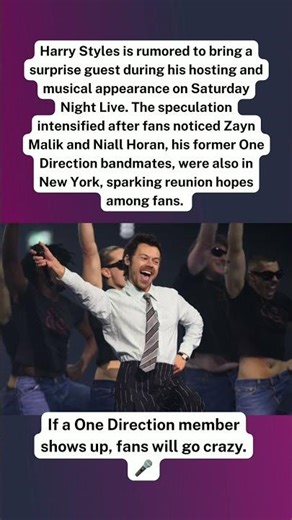 Harry Styles sparks One Direction reunion rumors ahead of SNL episode