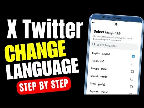 X Twitter Language Settings Change Easy Method Step By Step | Android & iPhone