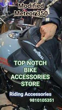 Modified Meteor 350 | Royal Enfield Meteor Accessories | #bikecustomization #royalenfieldmeteor350