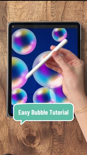 I’ll never get tired of making these bubbles 🥰 #procreatetutorial#ipaddrawing#ipadpro#procreate#ipadart@Procreate