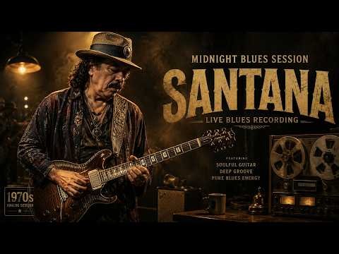 Santana – Whiskey Knows My Name | Slow Blues Guitar Night Session