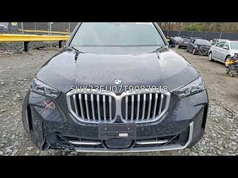 5UX23EU07T9083948 | 2026 BMW X5 xDrive40I MD Black Ct - Clean Title Enhanced Condition Side Damage