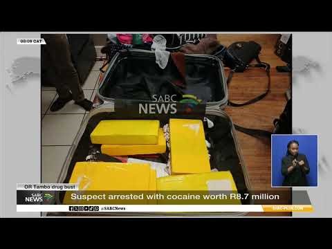 OR Tambo drug bust | Suspect arrested with cocaine worth R8.7 million