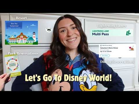 DISNEY WORLD PLAN & PREP - Itinerary, dining reservations, resort reveal, lightening lanes & more!