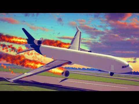 Realistic Airplane Disasters And Plane Crashes #1 | Besiege