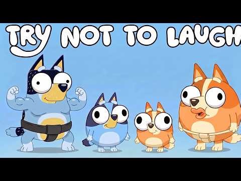 BLUEY - MEGA TRY NOT TO LAUGH 😂 [YTP] ABSOLUTELY COOKED💀 LIVE