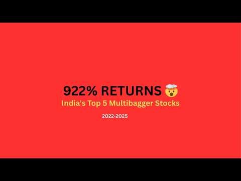 Top 5 Multibagger Stocks 2022-2025 | ₹1 Lakh बना ₹10 Lakh 🚀