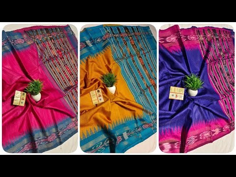 😍Party Collection of Pure Tussar Silk Sarees - Whatsapp 7904566214 #geethusarees