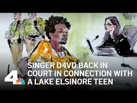 Status conference hearing in singer D4vd's murder trial