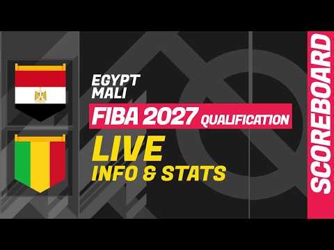 Egypt v Mali: LIVE score and stats of FIBA Basketball World Cup Qualifiers (Africa)