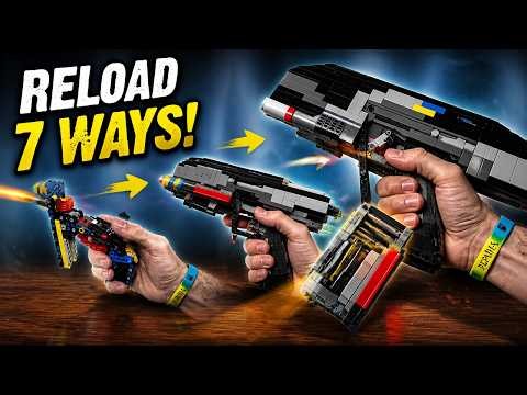 LEGO pistols in action RELOAD 7 options. Can they shoot?