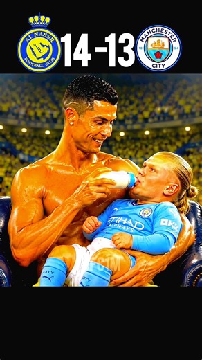 AL Nassar vs Manchester City Epic Match 😱| CR7 vs Haaland🔥#football #cr7 #messi #neymar #haaland