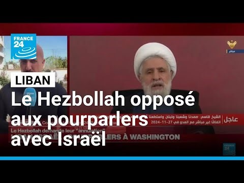 Liban : "une ligne de facture très nette avant même le début" des discussions avec Israël