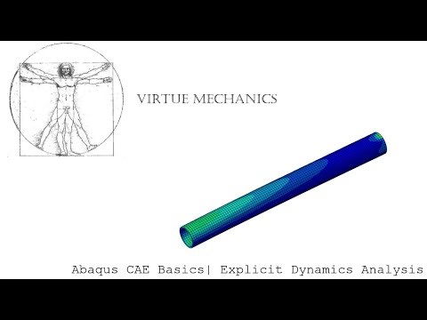 Abaqus CAE Tutorial | Basics for Beginners | Explicit Dynamics Analysis