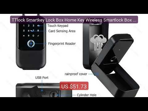 TTlock Smartkey Lock Box Home Key Wireless Smartlock Box Elect... — Best Buy 2026 | Great Quality!