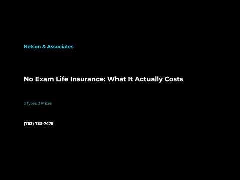 No Exam Life Insurance: What It Actually Costs