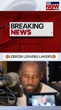 LeBron James has informed the Lakers that he will finish out his NBA career elsewhere. #news #nba