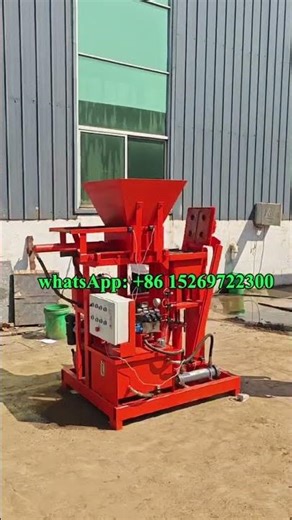 automatic earth compressed interlocking blocks machine nonvacuum clay brick machine #btc #claybricks