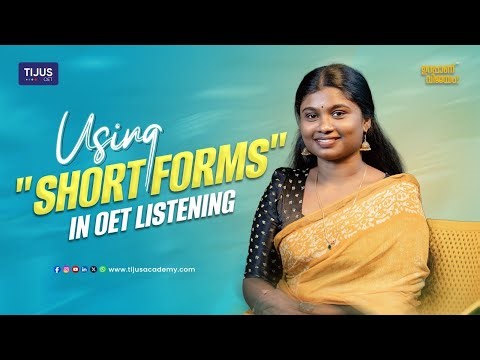 Master OET with Tiju's Academy!