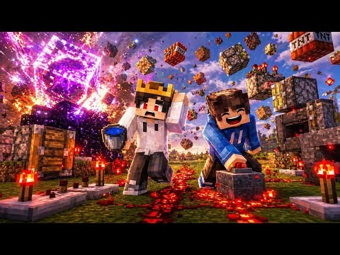 Minecraft Redstone Experiment Went WRONG 💥 | End Crystal Chaos With My Best Friend 😂