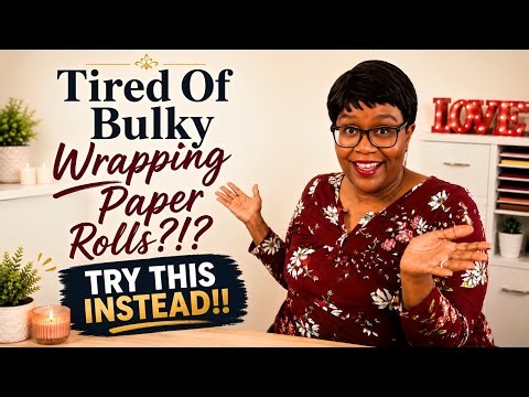 THIS IS SO COOL! Wrapping Paper Alternative!