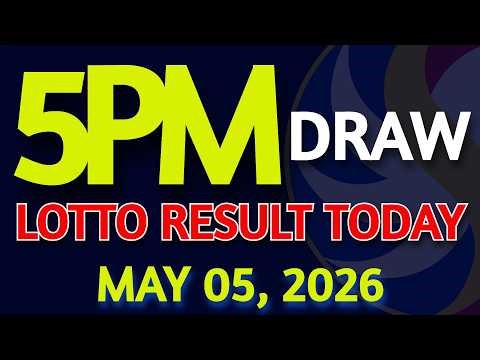 Lotto Result Today 5pm draw May 05, 2026 PCSO