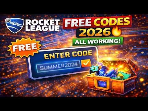 Rocket League FREE Codes 2026 🔥 All Working Codes