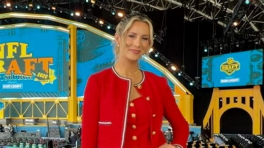 Laura Rutledge labeled 'a gift from God' by adoring fans at NFL Draft
