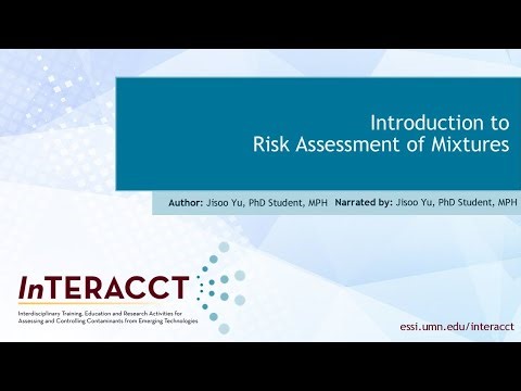 Introduction to Risk Assessment of Mixtures