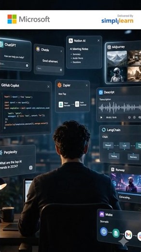 Microsoft Applied Agentic AI | Build AI Agents & Multi-Agent Systems | #Simplilearn #Shorts