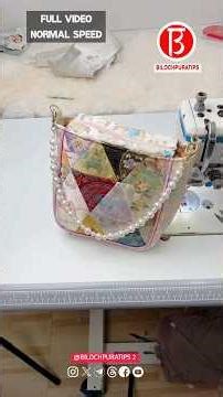 Chinese style patchwork bags full video Tutorial