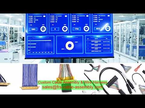 micro coaxial cable assembly overmolded iso9001 micro coax amphenol RoHS for 3D depth Cable Coupling