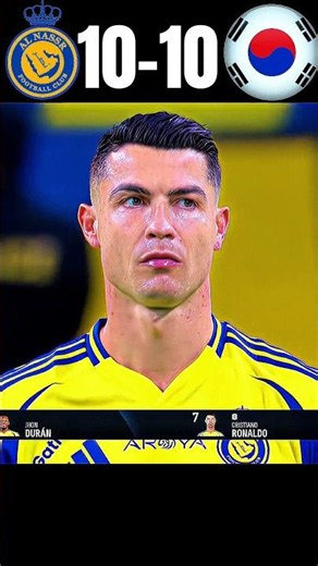 Injured Ronaldo Comeback 🥶 | Al Nassr VS South Korea | Imajinary Final #football #ronaldo