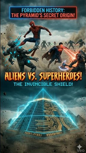 ​"The Pyramid's Secret Power: Marvel vs. Aliens! ⚡🏜️"