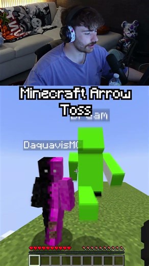 Minecraft Arrow Toss...