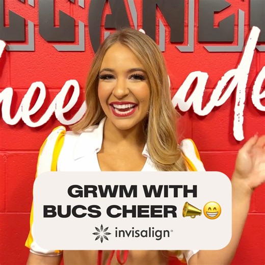 All smiles with Savannah as she heads to her first Pro Bowl to represent Tampa Bay 😁🏴‍☠️ | Tampa Bay Buccaneers Cheerleaders