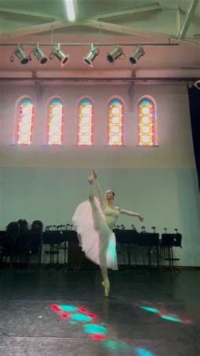 Myrna Lømo on Instagram: "TB to Tbilisi, dancing in my @mara.dancewear leotard💫 #ballet #bloch #pointe #stateballetofgeorgia #balletdancer"