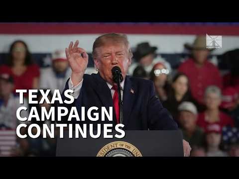 Trump makes third trip to Texas to boost Republican candidates in close races