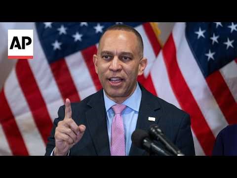 LIVE: Hakeem Jeffries holds a press conference