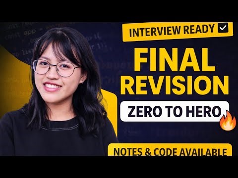 Day 60 – Complete Programming Revision | Interview Preparation for Freshers 🚀