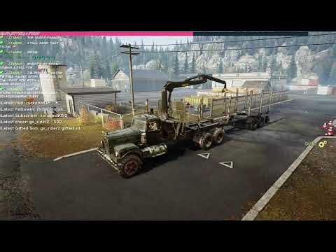 [Twitch VOD] SnowRunner, will we flip? | Hardcore Run | Road to 175