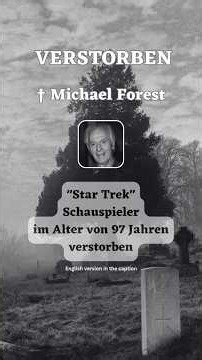 † Michael Forest - Amerikanischer Schauspieler