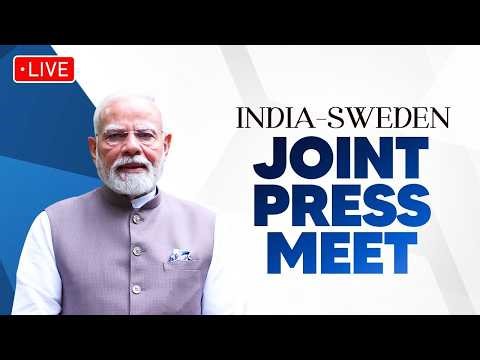 LIVE: PM Modi, Swedish PM Ulf Kristersson, European Commission President attend joint press meet