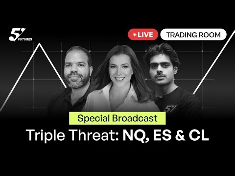 LIVE Futures Trading | Nasdaq (NQ), SP500 (ES) & Crude Oil (CL)