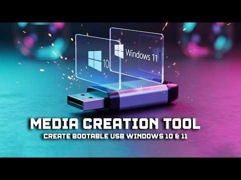 Media Creation Tool | Create Bootable USB for Windows 10 & 11