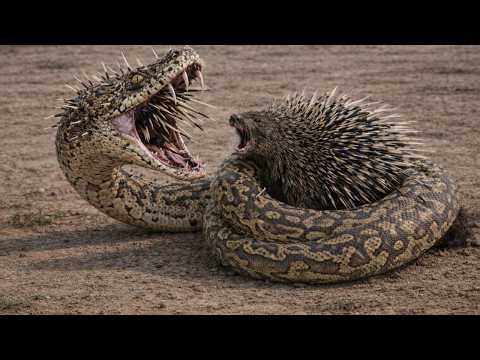 Python Swallows Porcupine… Then Crocodile Strikes | WILDLIFE Documentary