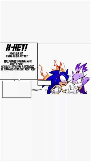 Sonic Is TWEAKING Over Blaze😭😭#sonicthehedgehog #blaze #comicdub #shorts
